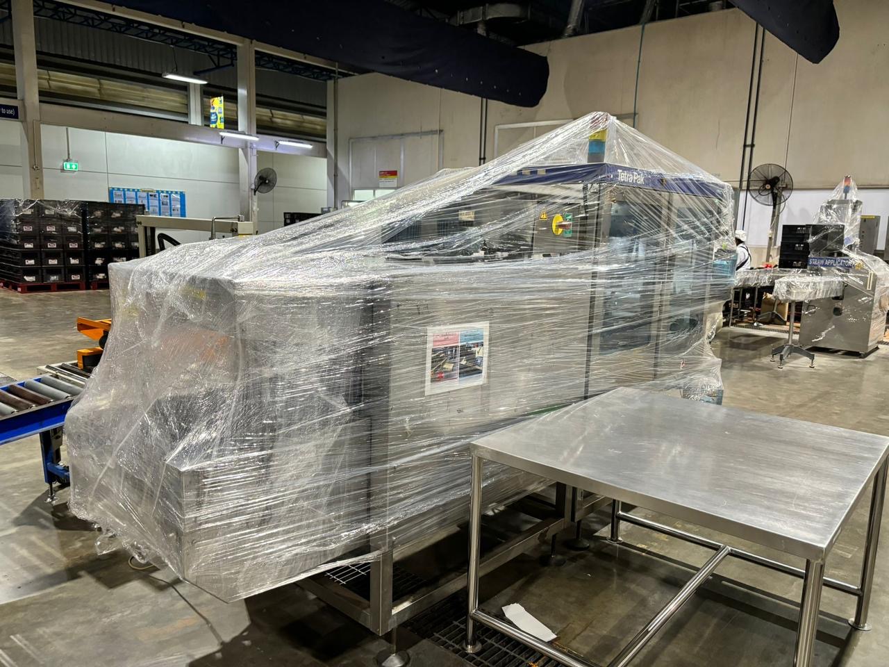 USED TETRA PAK TBA 19 200ML SLIM COMPLETE FILLING LINE FOR SALE YEAR 2001