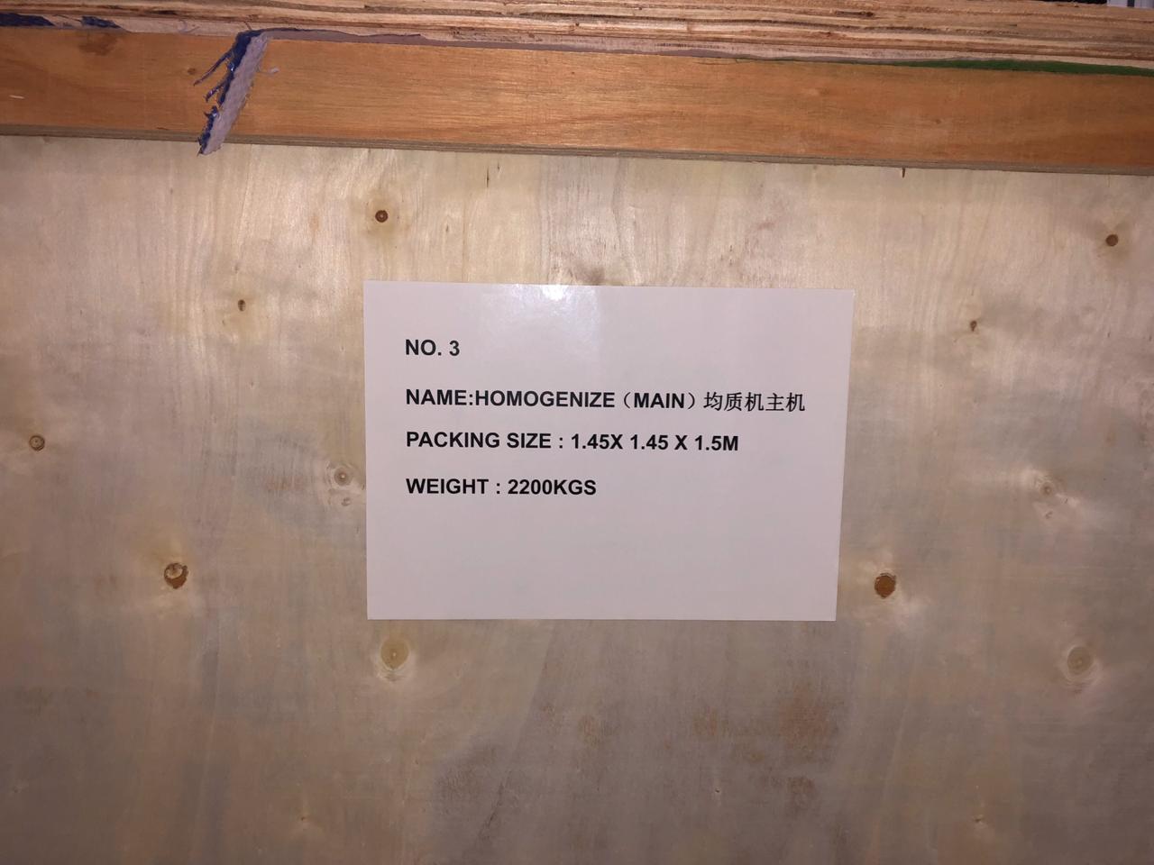 Sold One Tetra Pak UHT Plant to Iran